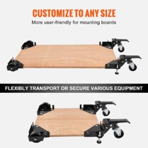 mobile base 400 lbs weight capacity adjustable from 95 x 95 to infinity heavy duty universal mobile base stand with swivel wheels for woodworking equipment bandsaw power tools machines 3.jpg