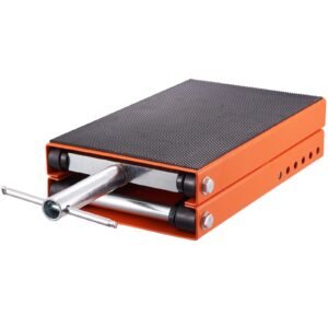 Motorcycle Lift, 1100 LBS Motorcycle Scissor Lift Jack with Wide Deck & Safety Pin, 3.7"-13.8" Center Hoist Crank Stand, Steel Scissor Jack for Street Bikes, Cruiser Bikes, Touring Motorcycles