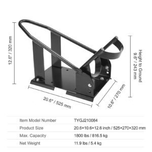 motorcycle wheel chock 1800 lbs capacity wheel cradle holder heavy duty steel motorcycle front wheel stand with 3 adjustable holes for 15 21 off road motorcycles standard motorcycles 2.jpg