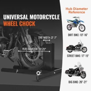 motorcycle wheel chock upright 1800 lbs capacity heavy duty steel motorcycle front wheel stand with 6 adjustable holes for 15 22 off road motorcycles standard motorcycles 1.jpg