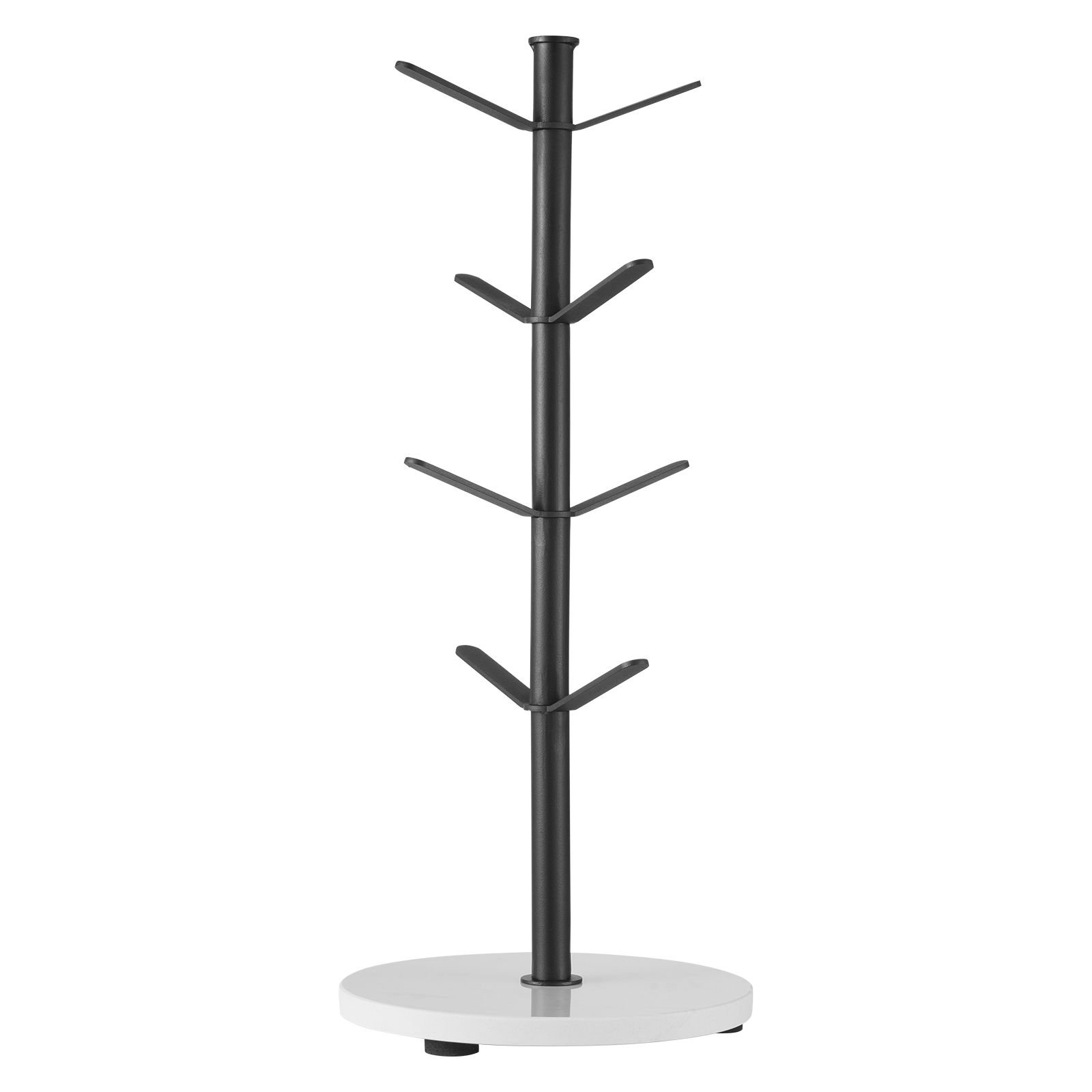 mug holder tree with marble base 8 hooks coffee cup holder for counter carbon steel mug tree cup rack stand upgraded coffee cup tree for coffee bar kitchen home organizer matte black.jpg