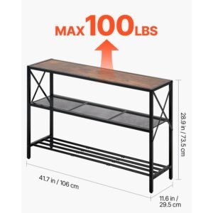 narrow console sofa table 417 inches behind couch table 3 tier long entryway table and skinny hallway table narrow sofa table with metal frame for entryway hallway living room bedroom 2.jpg