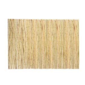 Natural Rolled Bamboo Fence, Eco-Friendly Bamboo Privacy Fence 6 ft H x 8 ft L x 0.75 in D. , Decorative Bamboo Privacy Screen for Garden, Backyard, Balcony, Patio, Pool Side