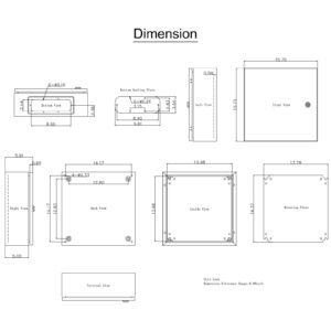 nema steel enclosure 16 x 16 x 6 nema 4x steel electrical box ip66 waterproof dustproof outdoorindoor electrical junction box with mounting plate 5.jpg