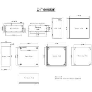 nema steel enclosure 16 x 16 x 8 nema 4x steel electrical box ip66 waterproof dustproof outdoorindoor electrical junction box with mounting plate 5.jpg