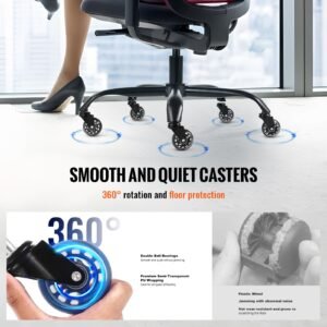 office chair base replacement 28 2500 lbs static load capacity heavy duty universal computer desk chair stool base part with 5 casters and gas cylinder desk chair base replacement black 3.jpg