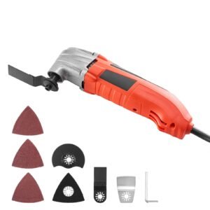 Oscillating Tool Multitool, 2.2Amps 22,000 OPM Electric Oscillating Multi Tool Kit Corded with 2.8° Oscillating Angle, 7PCS Saw Accessories for Cutting, Scraping, Sanding, Floor Stripping