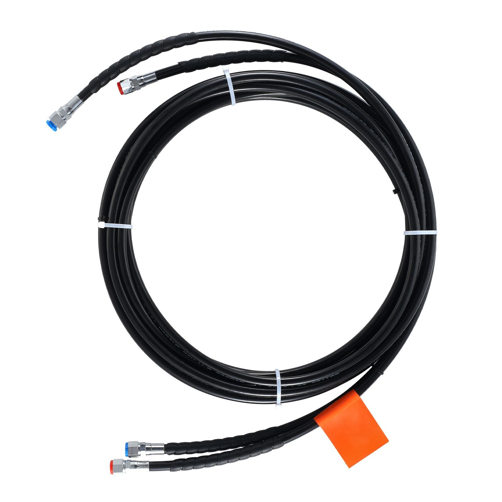 outboard hose kit 20 ft hydraulic steering hose 2 piece leak proof tpee hydraulic boat hoses compatible with marine hydraulic outboard steering boat system up to 300 hp.jpg