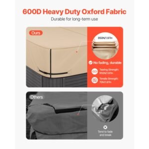 outdoor hot tub cover 90 x 90 x 20 inch weatherproof and waterproof hot tub cover protector 600d heavy duty oxford fabric and 950n tearing strength square spa covers for hottub brown 2.jpg