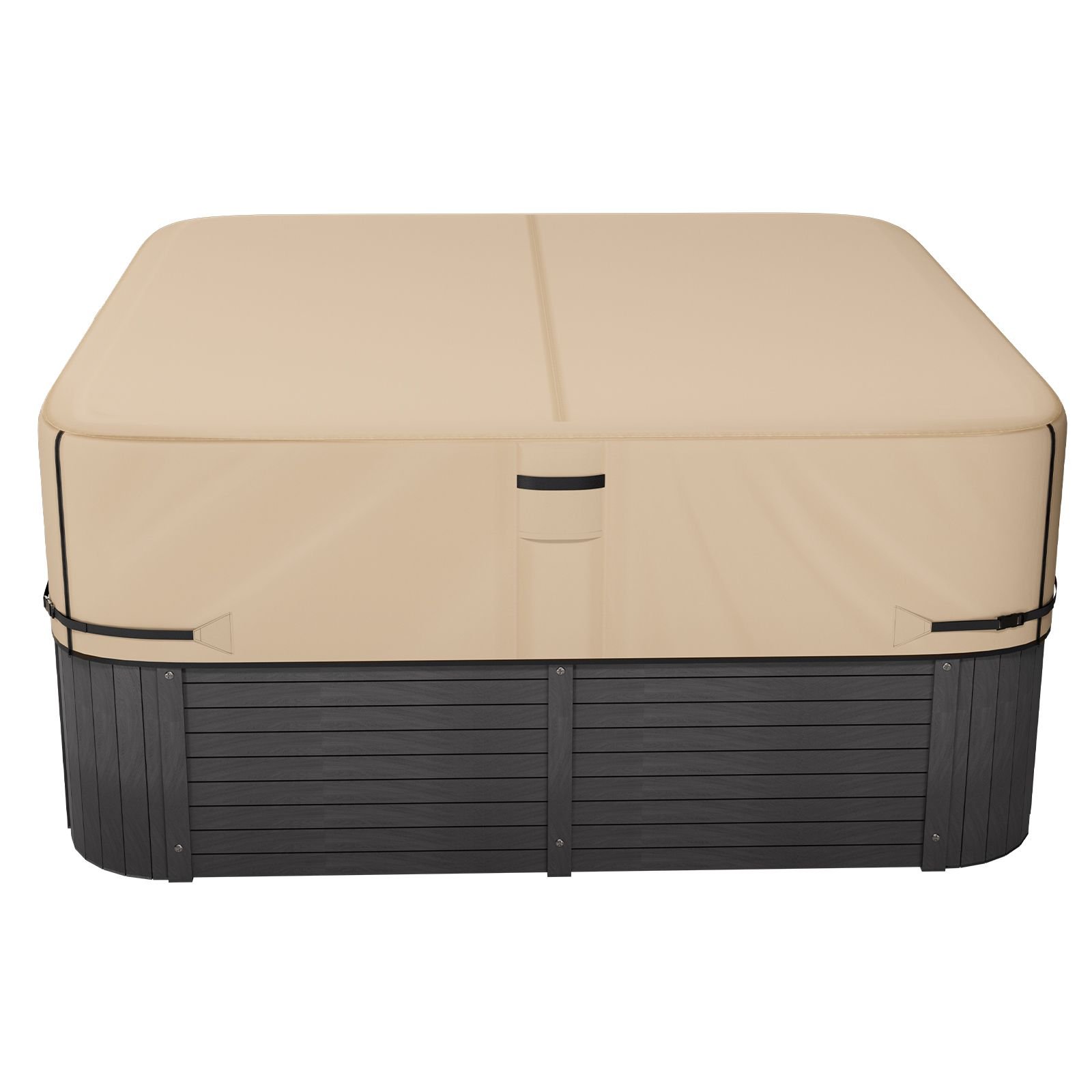 outdoor hot tub cover 90 x 90 x 20 inch weatherproof and waterproof hot tub cover protector 600d heavy duty oxford fabric and 950n tearing strength square spa covers for hottub brown.jpg