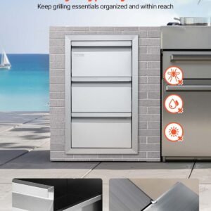 outdoor kitchen drawers 15 w x 254 h x 19 d box frame style flush mount bbq drawers with stainless steel handle bbq island drawers for outdoor kitchens or patio grill station 2.jpg