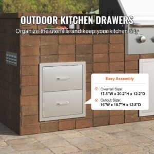 outdoor kitchen drawers 178w x 202h x 122d inch flush mount double bbq drawers stainless steel with handle bbq island drawers for outdoor kitchens or patio grill station 1.jpg