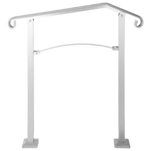 outdoor stair railing fit 2 or 3 steps alloy metal handrailing front porch flexible transitional handrail arch step rail with installation kit for concrete or wooden stairs silver 4.jpg