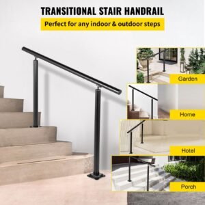 outdoor stair railing kit 3 ft handrails 1 3 steps adjustable angle black aluminum stair hand rail for the elderly handrails for outdoor steps 1.jpg