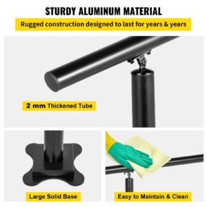outdoor stair railing kit 3 ft handrails 1 3 steps adjustable angle black aluminum stair hand rail for the elderly handrails for outdoor steps 4.jpg