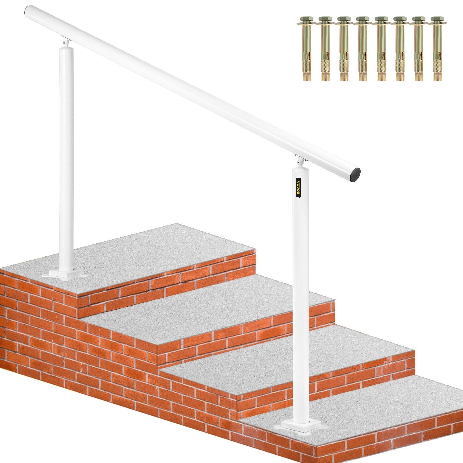 outdoor stair railing kit 5 ft handrails 0 5 steps adjustable angle white aluminum stair hand rail for the elderly handrails for outdoor steps.jpg
