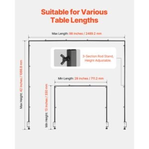 over the table rod stand with clamps 13 42 tall 28 98 length adjustable 2 packs table arch stand tabletop balloon arch frame for wedding birthday party christmas decorations black 2.jpg