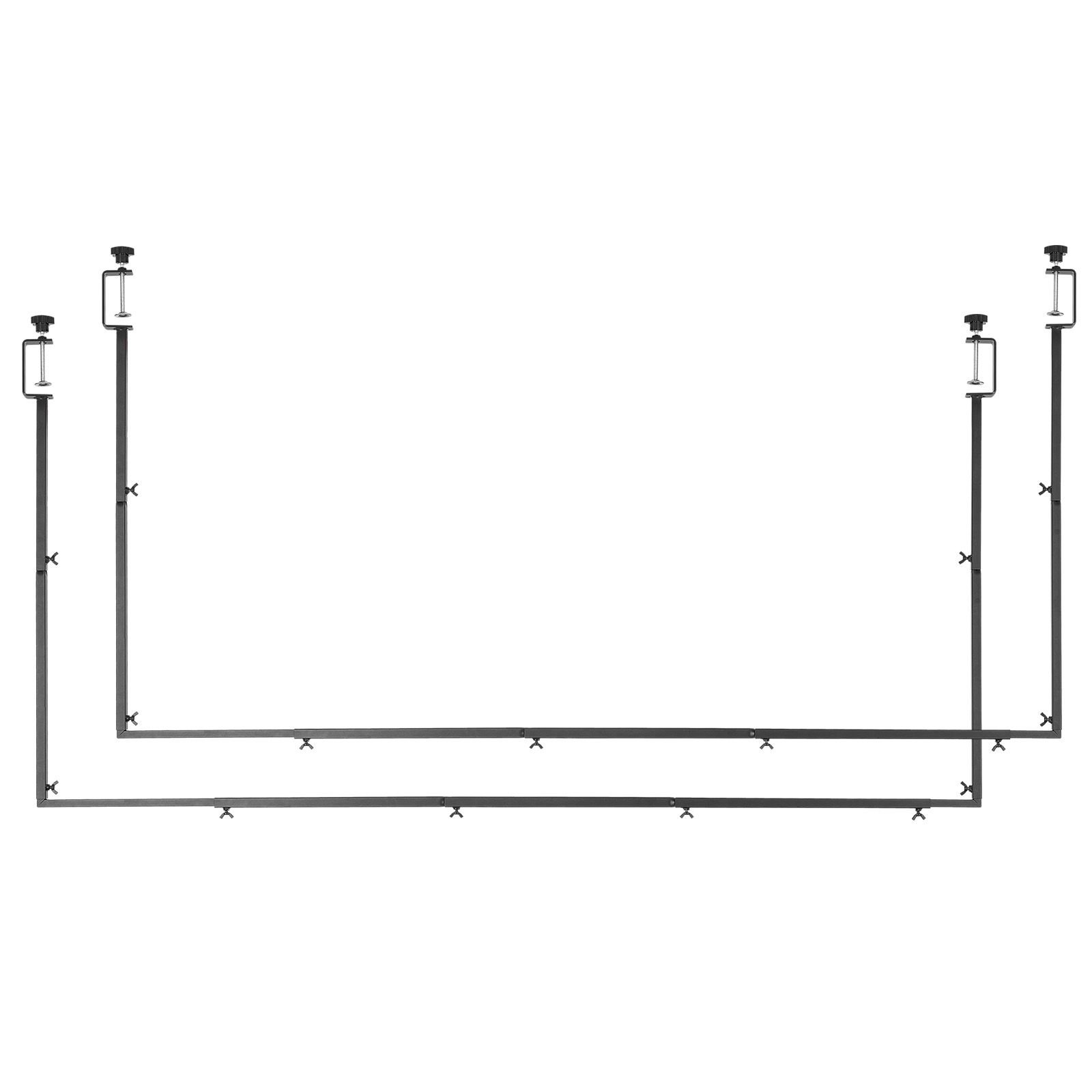 over the table rod stand with clamps 13 42 tall 28 98 length adjustable 2 packs table arch stand tabletop balloon arch frame for wedding birthday party christmas decorations black.jpg