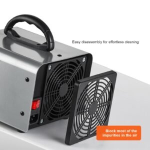 ozone generator, 36000mg/h ozone machine odor remover, high capacity commercial/industrial ozone generator machine, home air ionizers deodorizer with 0 120 min time setting for rooms, cars, pets