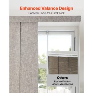 panel track blinds extendable track from 458 in to 86 in w trimmable panel curtains up to 96 in h vertical blackout panel blinds for sliding doors patio doors room divider windows brown 3.jpg