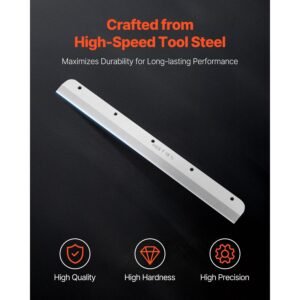 paper cutter blade, heavy duty steel blade replacement suitable for professional cutter e330d/e330s, paper trimmer machine spare blade,585 x 44 x 6 mm
