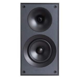 Passive Bookshelf Speaker, 300W, Book Shelf Stereo Speakers with 5.25-Inch Woofer and 1-Inch Tweeter, Detachable Grille, 65Hz-20KHz Frequency Response, Wooden Enclosure (1 Pair)