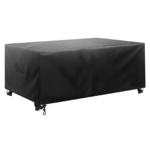 patio furniture cover 420d heavy duty waterproof outdoor dining table and chairs cover large rectangular patio table covers with air vent for all weather 98l x 78w x 32h inch black 12.jpg