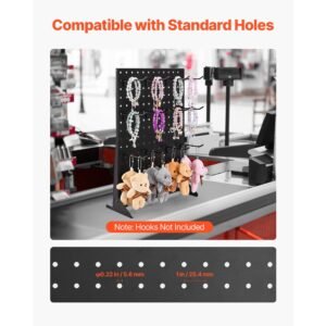 pegboard display stand 17 x 13 in tabletop pegboard display stand accessories rack organizer thickened cold rolled steel peg board panel for grocery retail store jewelry shop black 4 pcs 22.jpg