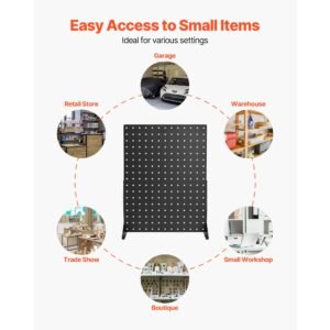 pegboard display stand 17 x 13 in tabletop pegboard display stand accessories rack organizer thickened cold rolled steel peg board panel for grocery retail store jewelry shop black 4 pcs 24.jpg