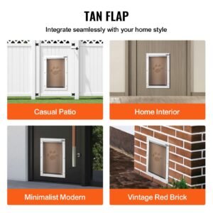 pet door replacement flap compatible with flap pet doors measures 825 x 1225 longer lasting weather proof thickened pvc dog door replacement flap with long magnetic strip medium 5.jpg