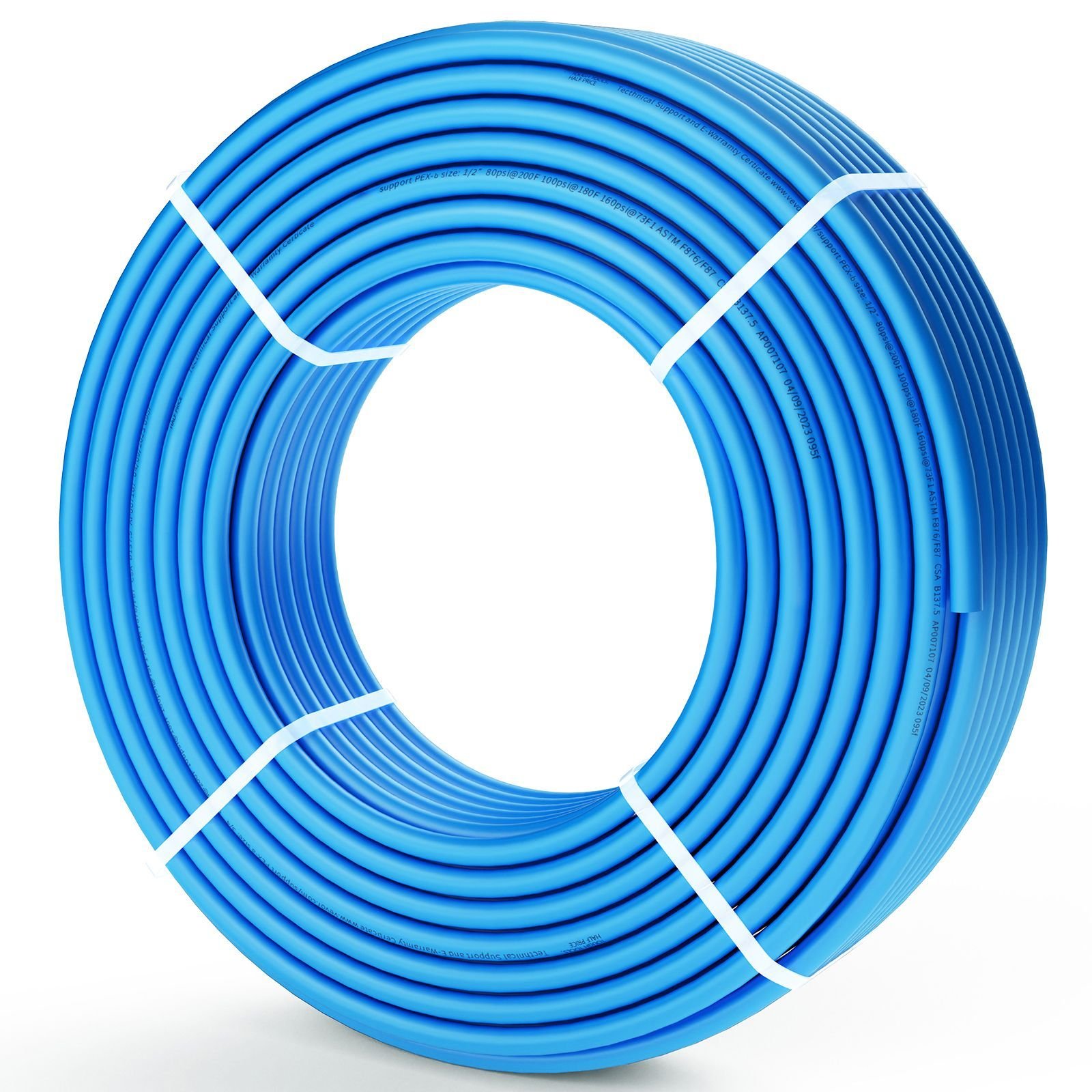 pex pipe 12 inch 300 feet length pex b flexible pipe tubing for potable water pex water lines for hotcold water easily restore plumbing applications with free cutter clamps blue.jpg