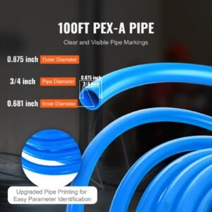 pex pipe 34 inch 100 feet length pex a flexible pipe tubing for potable water pex water lines for hotcold water easily restore plumbing applications with free cutterblue 1.jpg