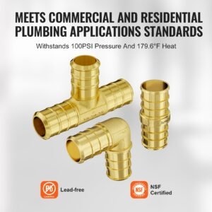 pipe fittings 34 45pcs 15xstraight 15xelbows 15xtees brass pipe fittings push fit pipe connector brass air fittings plumbing fittings adapter for heatingshower systems water pipes 4.jpg