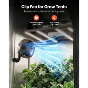 plant fan grow tent clip on fan rechargeable usb port with 9 speeds circulation mode smart control powerful oscillating long runtime for hydroponics circulation cooling black 2 pack 1.jpg