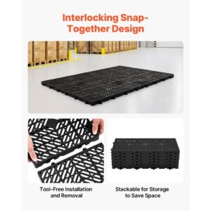 plastic pallets 6 pcs plastic pallets for basement storage nestable lightweight waterproof storage pad with breathable grid for indoor outdoor supermarket warehouse 236x118x12 black 4.jpg