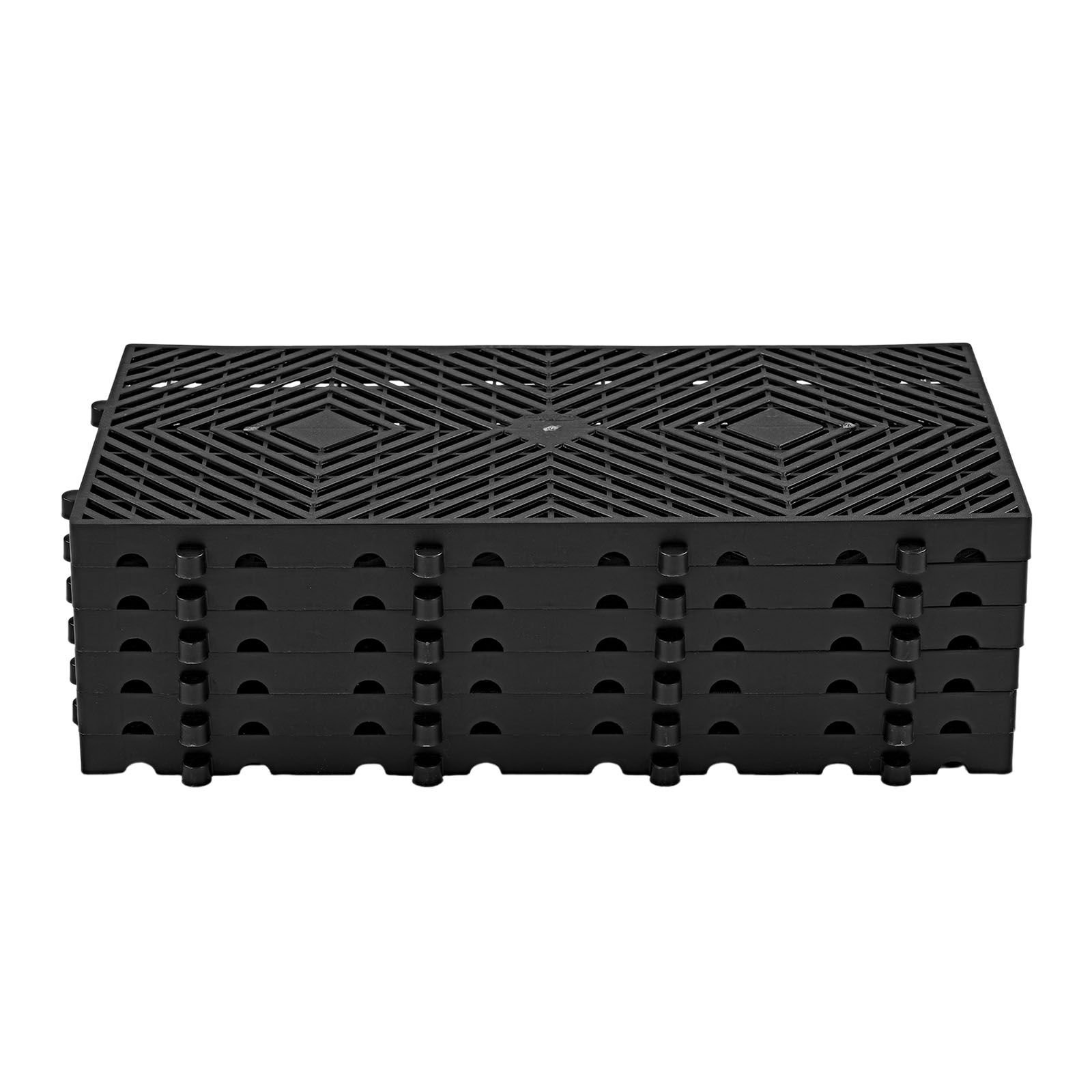 plastic pallets 6 pcs plastic pallets for basement storage nestable lightweight waterproof storage pad with breathable grid for indoor outdoor supermarket warehouse 236x118x12 black.jpg