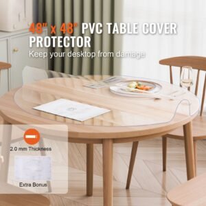 plastic table cover 48 x 48 inch 20 mm thick clear table protector round pvc desk mat waterproof easy cleaning desk pad tablecloth for office dresser dining room table night stand 1.jpg