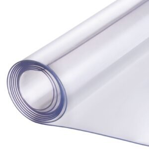 plastic table cover 54 x 54 inch 20 mm thick clear table protector square pvc desk mat waterproof easy cleaning desk pad tablecloth for office dresser dining room table night stand 4.jpg