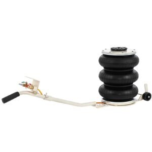 Pneumatic Jack, 5 Ton/11023 lbs Triple Bag Air Jack, Lifting Height 6.3-15.75 Inch, Inflatable Car Jack with Long Handle, Lifter Pneumatic Air Jack for Garage Car Lifting Repair