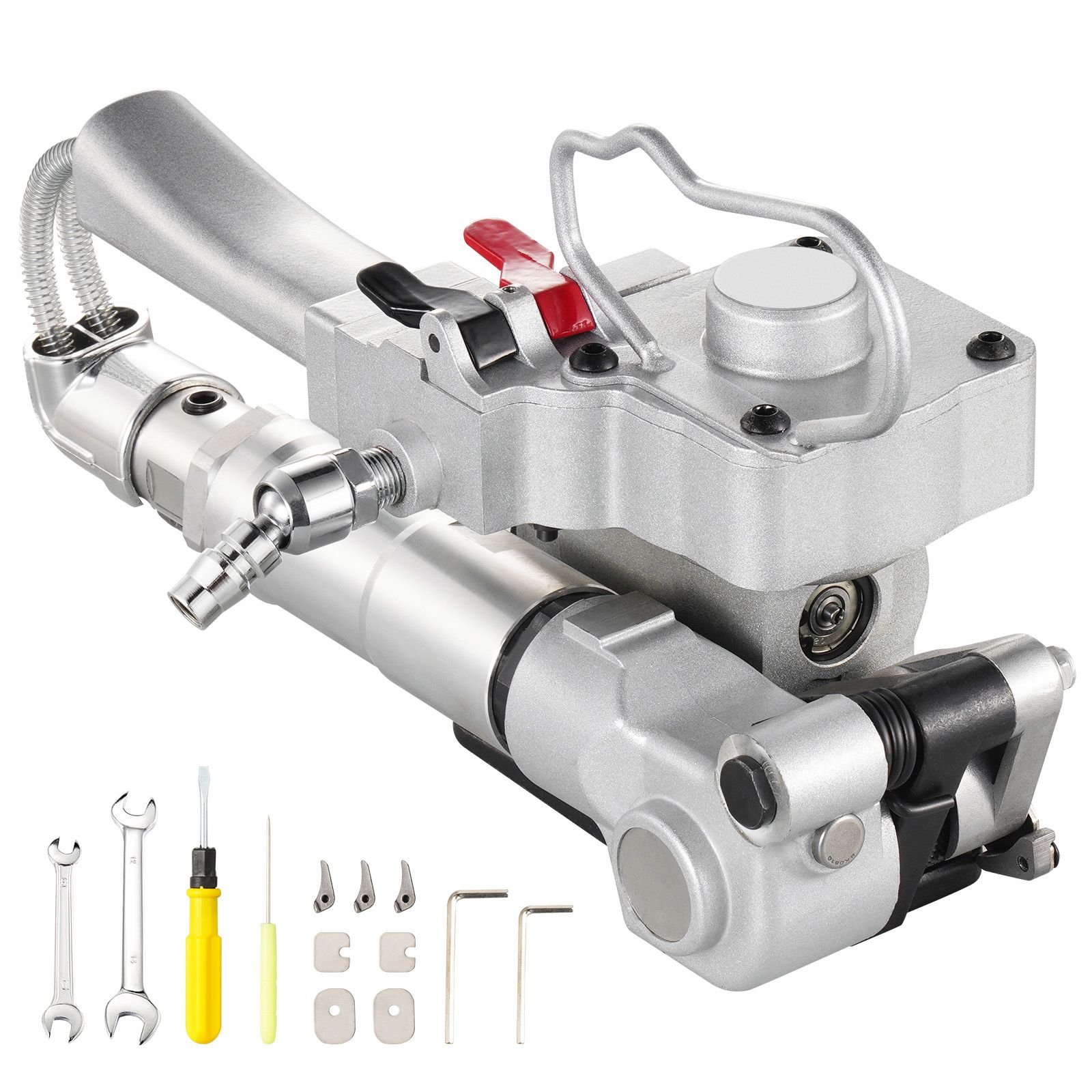 pneumatic strapping tool for 34 1 width pet plastic belt packaging strapping machine handheld baler automatic packaging machine with 4000n max tension portable banding strapping kit.jpg