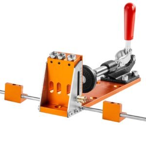 pocket hole jig kit 34 pcs pocket hole jig system with 11 c clamp fixture step drills wrenches drill stop rings square drive bits toolbox adjustable for diy carpentry projects 2.jpg