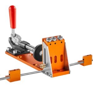 pocket hole jig kit 34 pcs pocket hole jig system with 11 c clamp fixture step drills wrenches drill stop rings square drive bits toolbox adjustable for diy carpentry projects 3.jpg