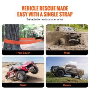 polyester heavy duty tow strap recovery kit 3 x 30 ft mbs 36000 lbs winch strap triple reinforced loop snatch strap 2 shackle hitch receiver 34 d ring shackles 2pcs storage bag.jpg