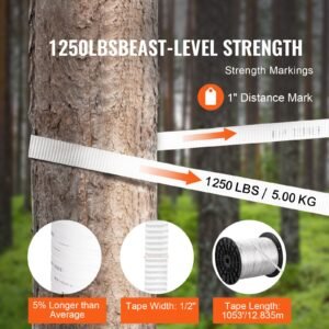 polyester pull tape 12 x 1053 mule tape flat rope 1250 lbf tensile capacity printed webbing cable pulling tape for packaging gardening commercial electrical conduit work white 1.jpg