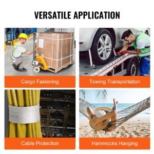 polyester pull tape 12 x 1053 mule tape flat rope 1250 lbf tensile capacity printed webbing cable pulling tape for packaging gardening commercial electrical conduit work white 5.jpg