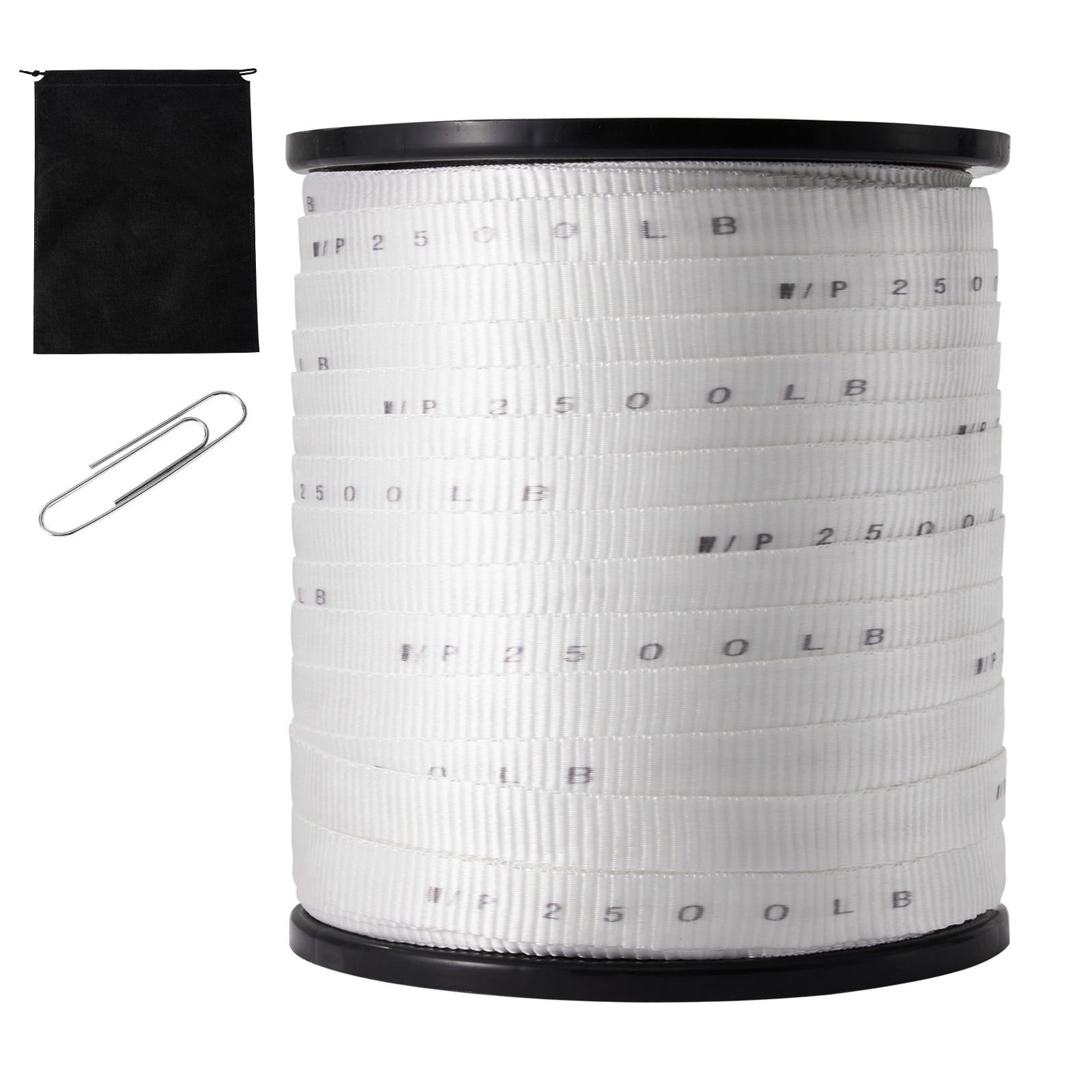 polyester pull tape 34 x 528 mule tape flat rope 2500 lbf tensile capacity printed webbing cable pulling tape for packaging gardening commercial electrical conduit work white.jpg