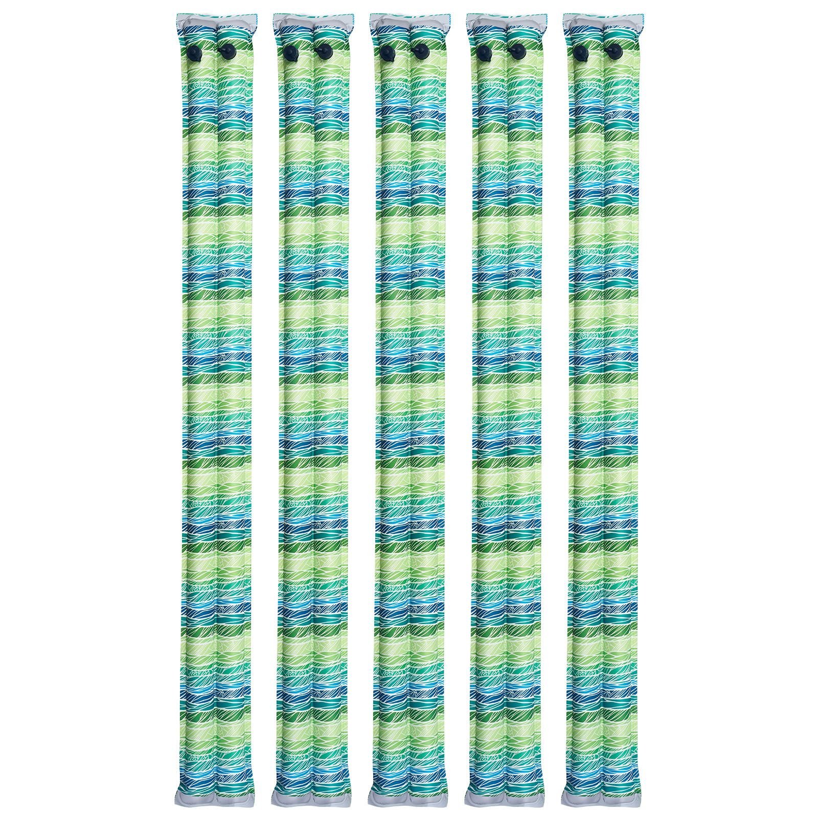 pool cover water bags 5 packs 8 ft double chamber pool cover water tubes with reflective strips 03mm thick pvc bags weights with leakproof screw cap for winter inground swimming pool covers.jpg