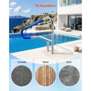 pool rail 54 x 32 inch pool handrail 220 lbs load capacity heavy duty 304 stainless steel swimming handrail detachable nonslip sleeve recessed or base mount for poolside water parks 5.jpg