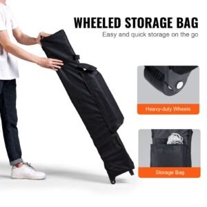 pop up canopy tent 10 x 10 ft 250 d pu silver coated tarp with portable roller bag and 4 sandbags waterproof and sun shelter gazebo for outdoor party camping commercial events dark gray 4.jpg