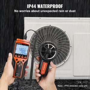 portable anemometer split design temp range 14 140fahrenheit led screen digital air speed temperature meter wind chill velocity measurement ideal for sailing surfing flying hvac 5.jpg